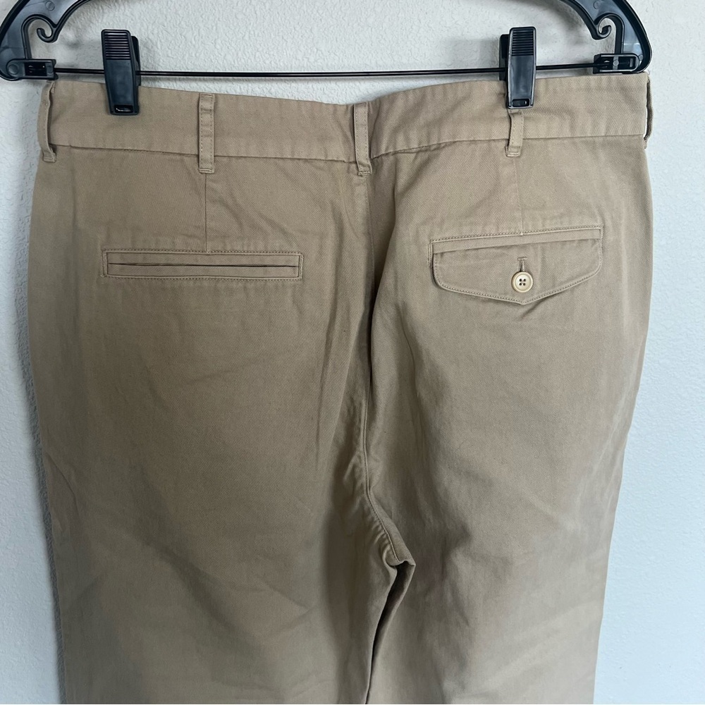 AYR The Metropolitan Pleated Twill Trouser Pants Khaki Tan Casual Women’s 12 - Picture 9 of 10